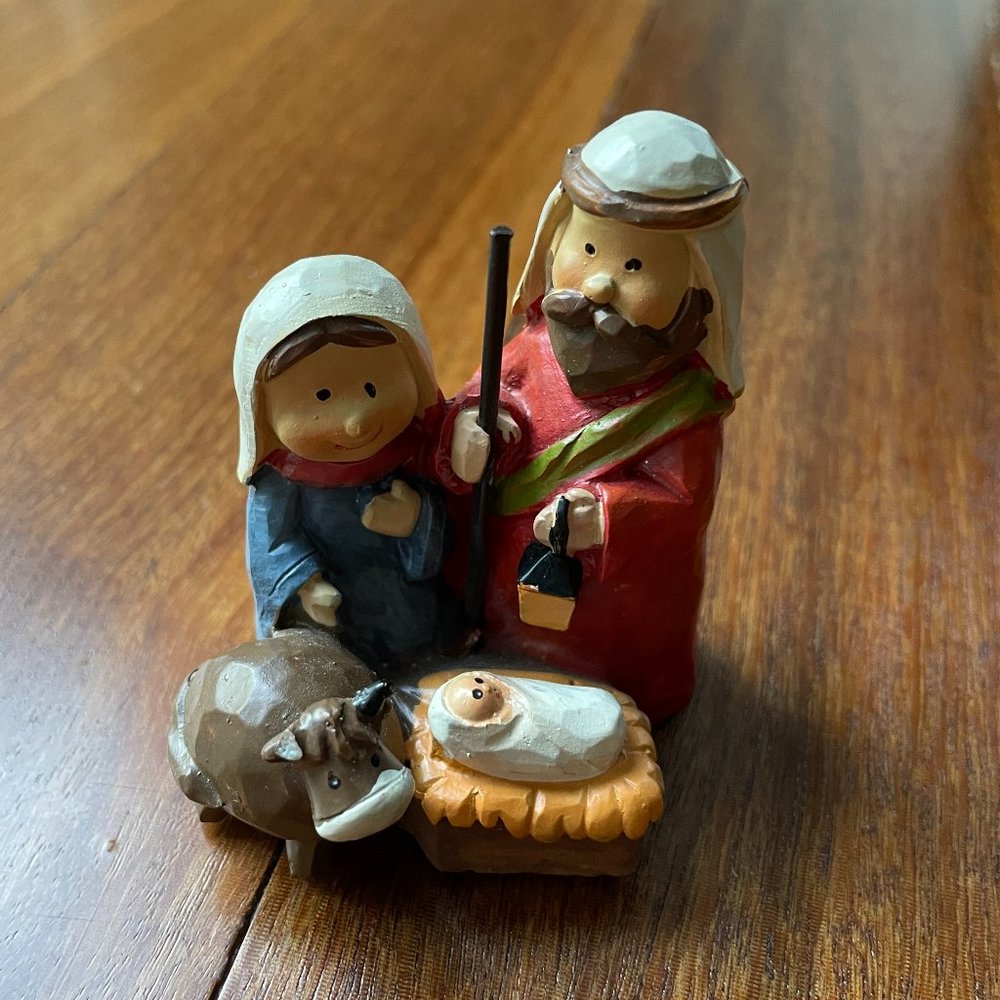 Holy Family / Nativity Resin Figurine